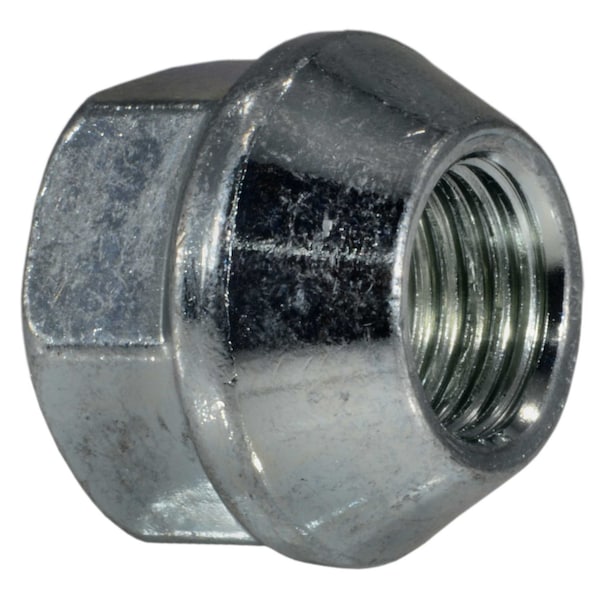 Midwest Fastener 14mm-1.5 x 20.5mm Zinc Plated Steel Fine Thread Open End Wheel Nuts 3PK 75476 - main